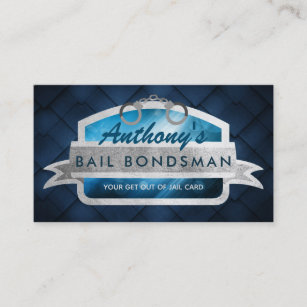 Bail Bondsman Slogans Visitenkarten Visitenkarte