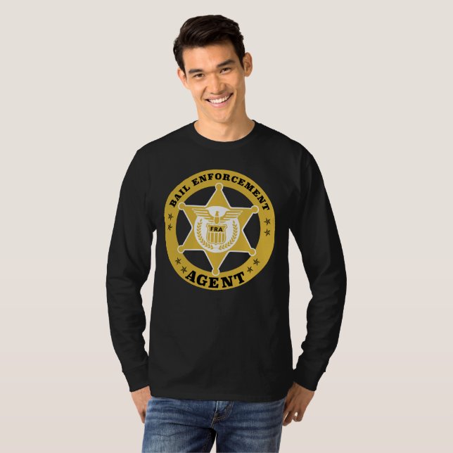 BAIL-DURCHSETZUNG AGENT Langschläfer T - Shirt (Vorne ganz)
