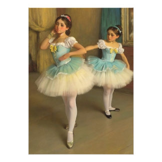 Bailarinas en el estilo romántico fotodruck