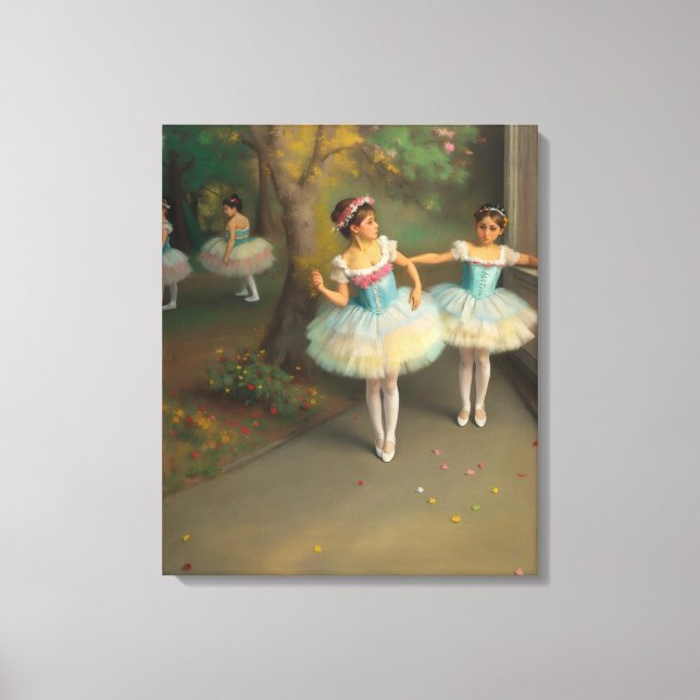 Bailarinas en el estilo romántico leinwanddruck (Vorderseite)