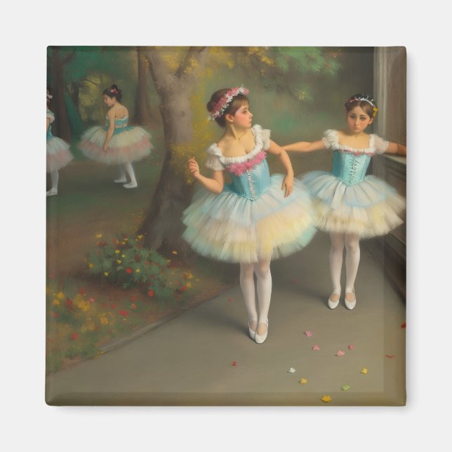 Bailarinas en el estilo romántico magnet (Vorne)