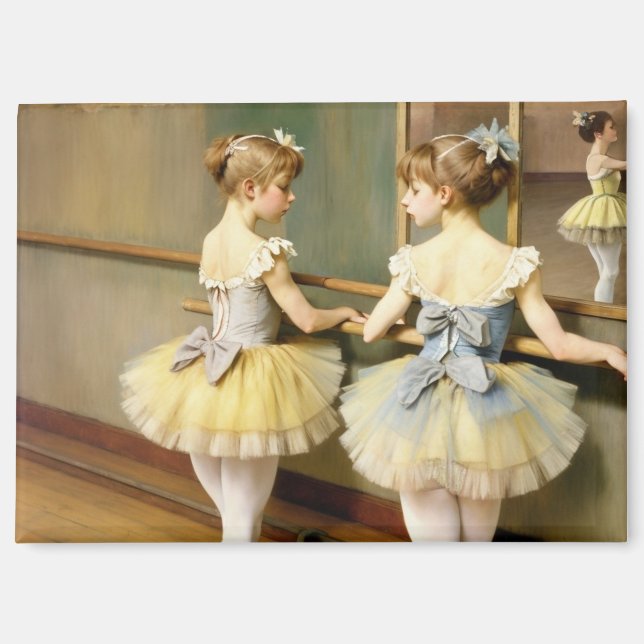 Bailarinas en sala de ensayo inspiradas por Degas Magnet (Vorderseite)