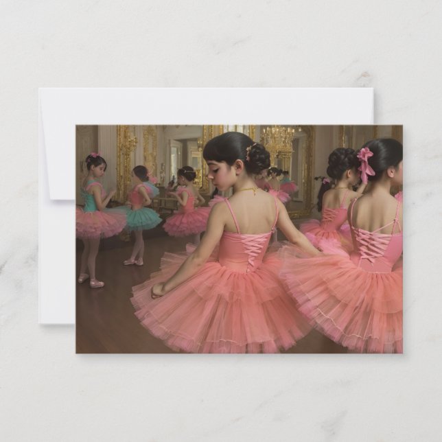 Bailarinas en una gran sala de estilo rocóco (Vorderseite)