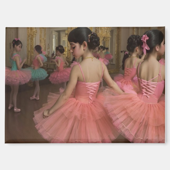 Bailarinas en una gran sala de estilo rocóco magnet (Vorderseite)