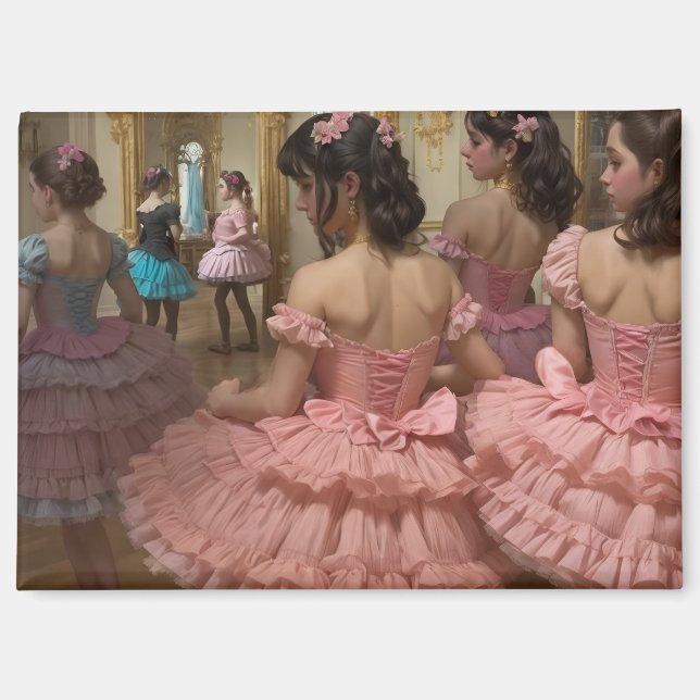 Bailarinas en una gran sala de estilo rocóco magnet (Vorderseite)