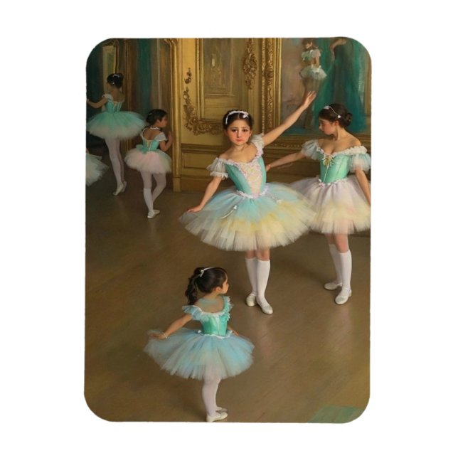Bailarinas esperando para actuar magnet (Vertikal)