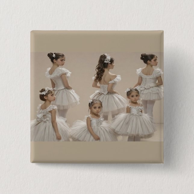 Bailarinas románticas button (Vorderseite)