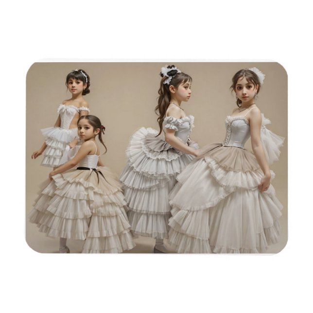 Bailarinas románticas magnet (Horizontal)