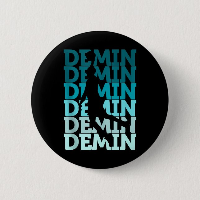 Bailey Basketball Inspiriere Phantastische Lüfters Button (Vorderseite)