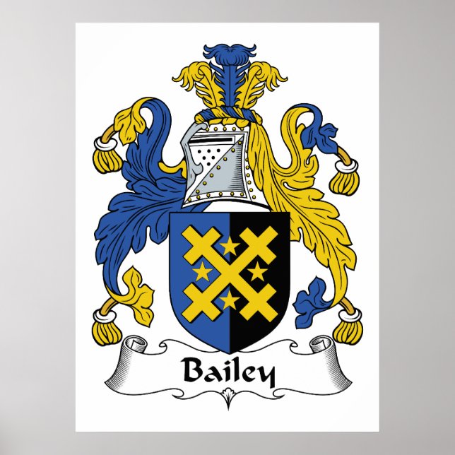 Bailey Familienwappen Poster (Vorne)