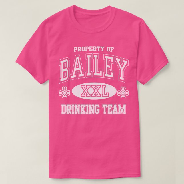 Bailey Irish Drink Team St Patricks Day T-Shirt (Design vorne)