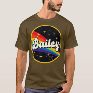 Bailey Rainbow in Space Vintag Style T-Shirt