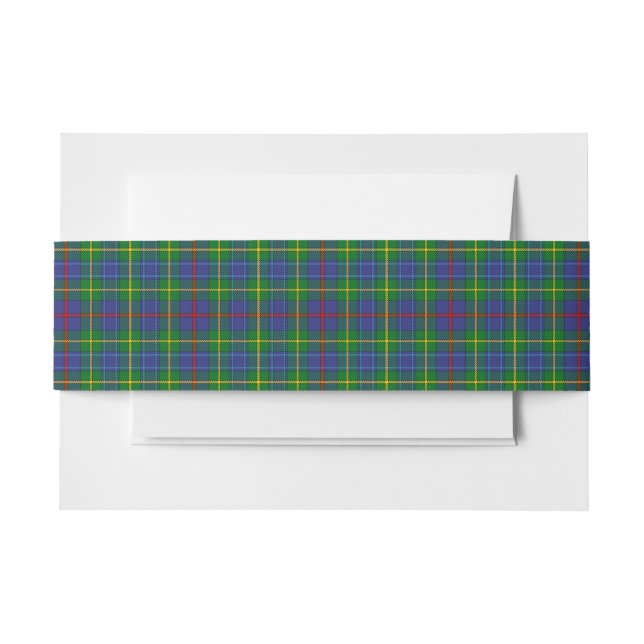 Bailey Scottish Tartan Belly Band (Vorderseite Beispiel)