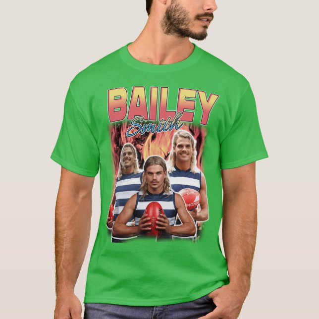 Bailey Smith Bazlenka Feuer Retro T-Shirt (Vorderseite)