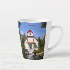 Baileys Harbor Range Lights Latte-Tasse Milchtasse