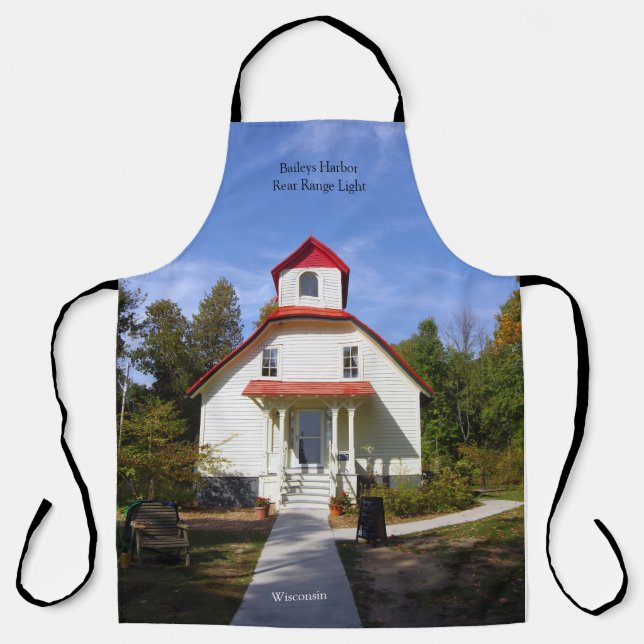 Baileys Harbor Rear Range Light apron Schürze (Vorderseite)