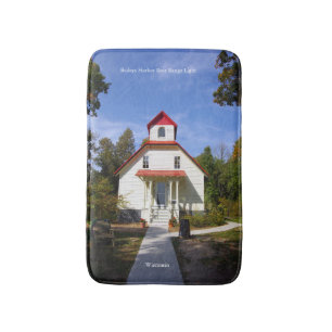 Baileys Harbor Rear Range Light Badematte