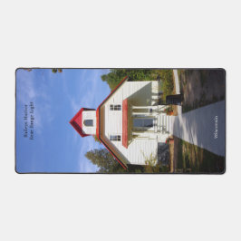 Baileys Harbor Rear Range Light desk mat Schreibtischunterlage
