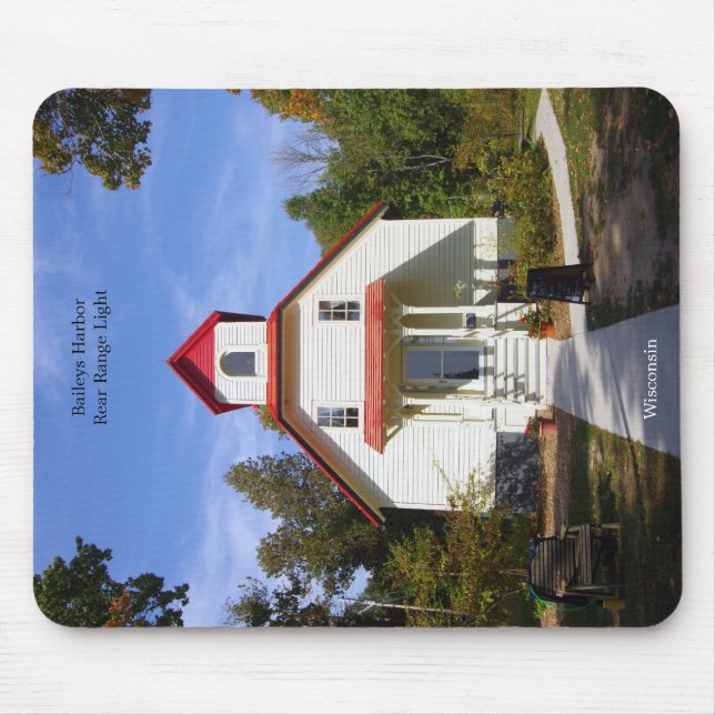 Baileys Harbor Rear Range Light-Mausepad Mousepad (Vorne)