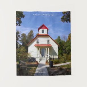 Baileys Harbor Rear Range Light Wandteppich