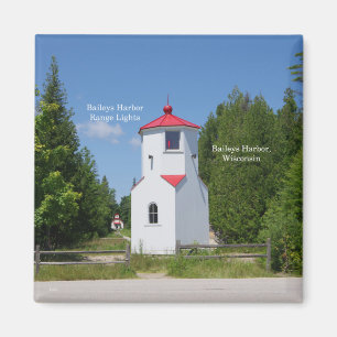 Baileys Harbour Range Lights Magnet