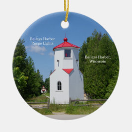Baileys Harbour Range Lights Ornament