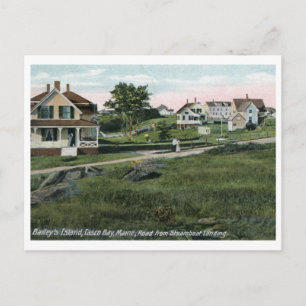 Bailey's Island, Maine 1909 Antik Postkarte