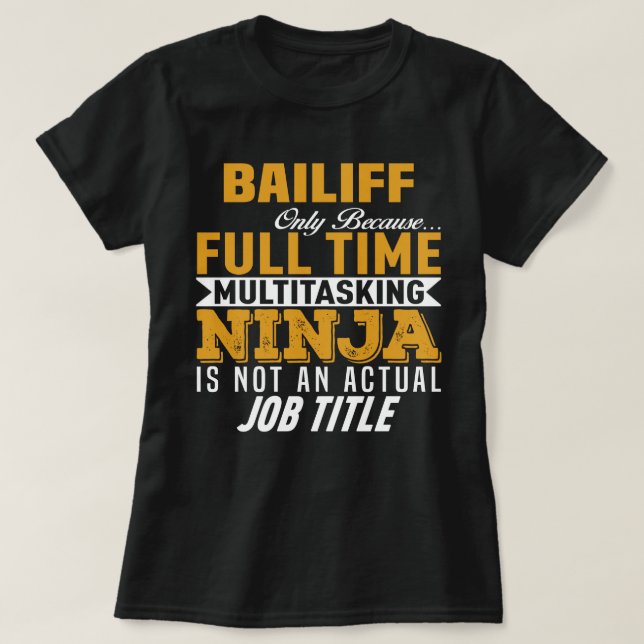 Bailiff T-Shirt (Design vorne)