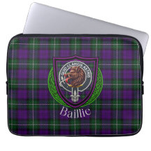 Baillie Schottischer Clan Tartan und Wappen 