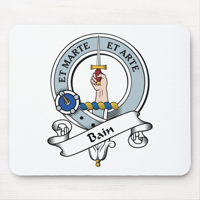 Bain Clan-Abzeichen Mousepad (Vorne)