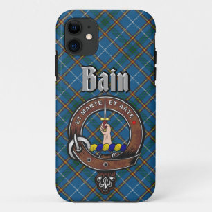 Bain Clan Abzeichen & Tartan Phone Case