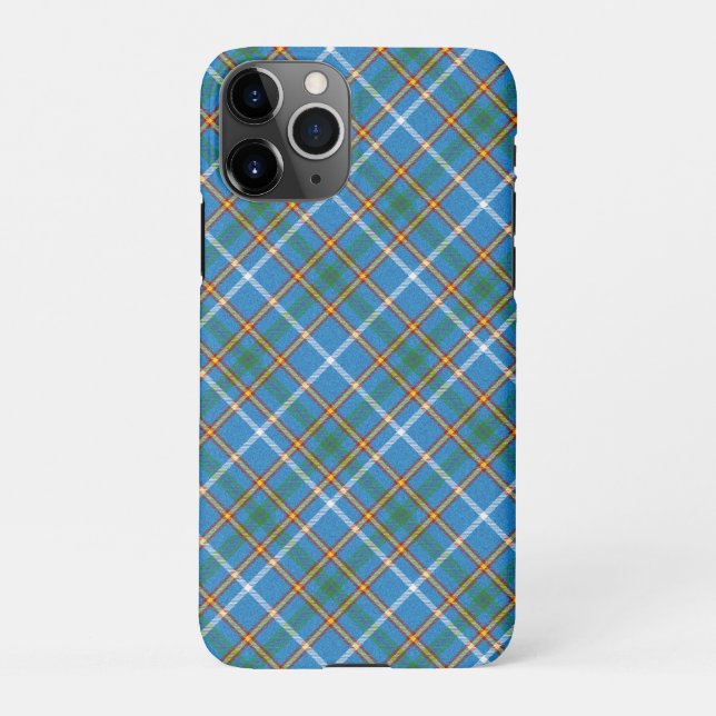 Bain Clan Tartan Kariertes Muster iPhone Hülle (Rückseite)