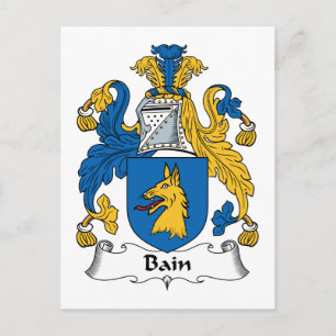 Bain Familienwappen Postkarte