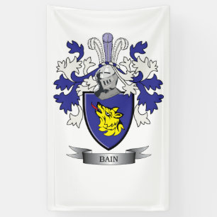 Bain Familienwappen-Wappen Banner