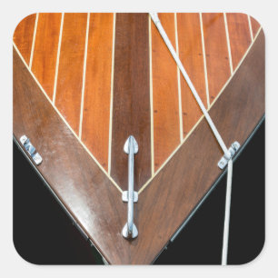 Bainbridge Island Holzboote Festival Quadratischer Aufkleber