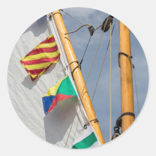 Bainbridge Island Holzbootfestival 3 Runder Aufkleber