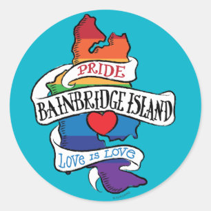 Bainbridge Island LGBT Prix Stickers