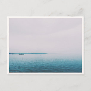 Bainbridge Island Nebel-Fährenfahrt-Foto Postkarte