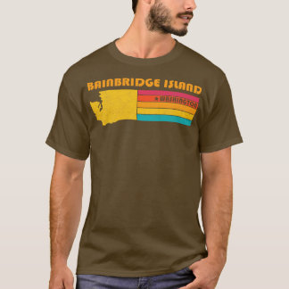 Bainbridge Island Washington Vintag so beunruhigt T-Shirt