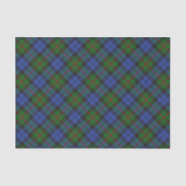 Baird Clan Tartan Kariertes Muster Seidenpapier (Vorderseite)