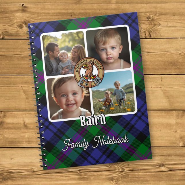 Baird Familienfoto-Collage Notizblock (Von Creator hochgeladen)