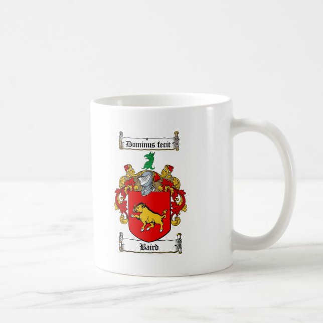 BAIRD-FAMILIENWAPPEN - BAIRD-WAPPEN TASSE (Rechts)