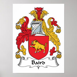 Baird Familienwappen Poster