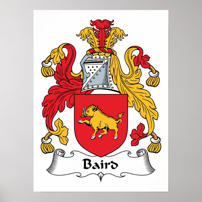 Baird Familienwappen Poster (Vorne)