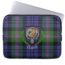 Baird schottischer Clan-Tartan und Wappen 