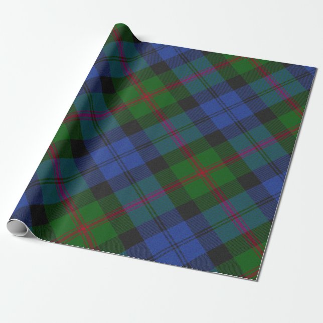 Baird Scottish Clan Tartan Kariertes Muster Geschenkpapier (Ungerollt)