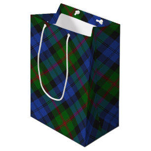 Baird Scottish Clan Tartan Pläd Pattern Mittlere Geschenktüte