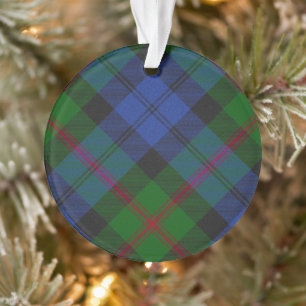 Baird Scottish Clan Tartan Pläd Pattern Ornament