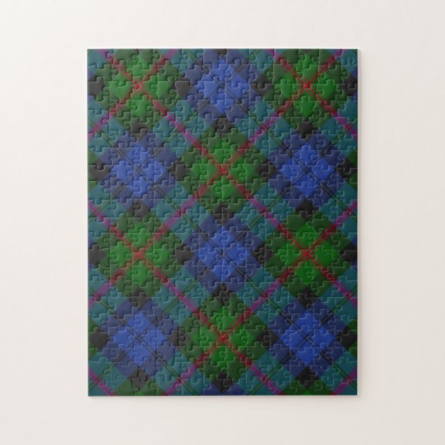 Baird Tartan Kariertes Muster Puzzle (Vertikal)