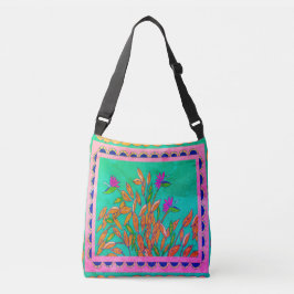 Baja Bird of Paradise Vintage Crossbody Bag Tragetaschen Mit Langen Trägern